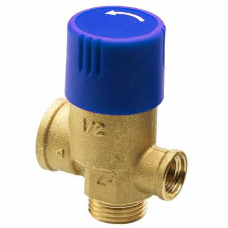 Supape de siguranta - Supapa de siguranta, 1/2“ M x 1/2“ F, Pmax 7 bar, cu conexiune manometru, VSC 11 S