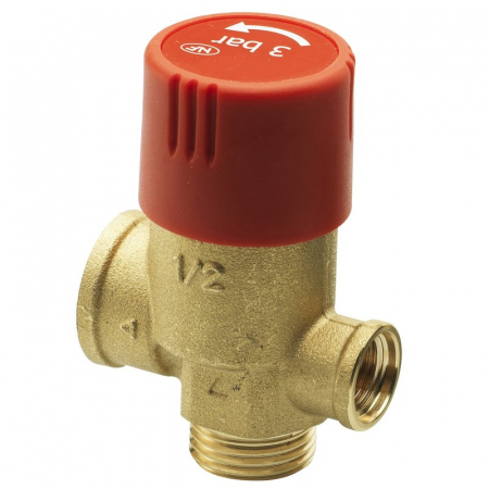 Supape siguranta - Supapa de siguranta, 3/4“ M x 3/4“ F, 3 bar, cu racord pentru manometru, VSC 11 H