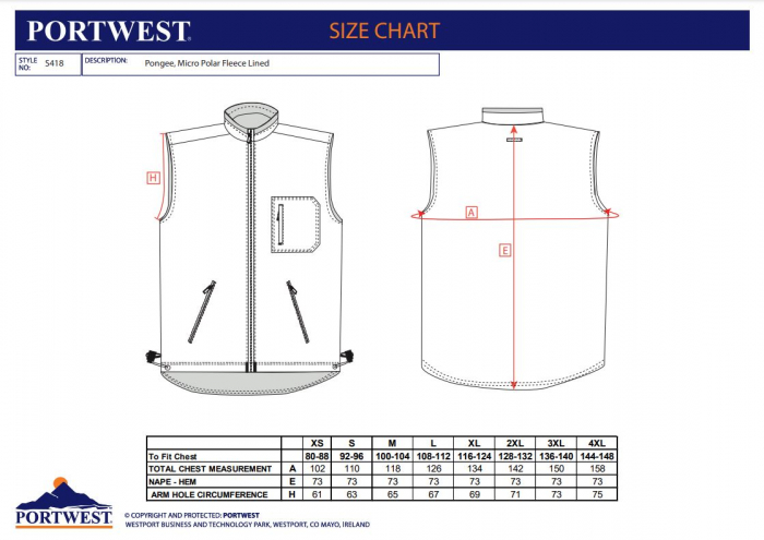 Vesta termica reversibila RS [3]