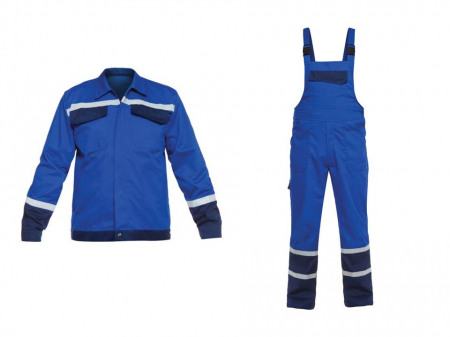 Îmbrăcăminte Hi-Vis (reflectorizanta) - costum-char-albastru