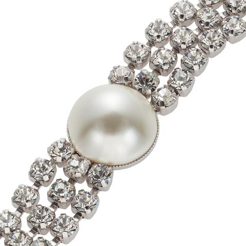 Bratara cristale Swarovski 2326 Crystal & Pearl [2]
