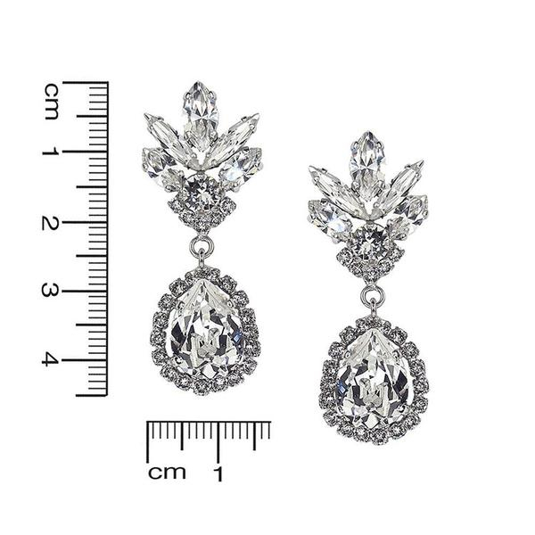 Cercei cristale Swarovski 3596 Eliana Crystal [3]