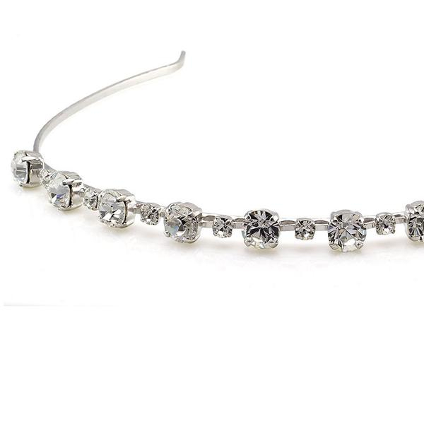 Diadema mireasa cristale Swarovski 8068 Crystal [2]