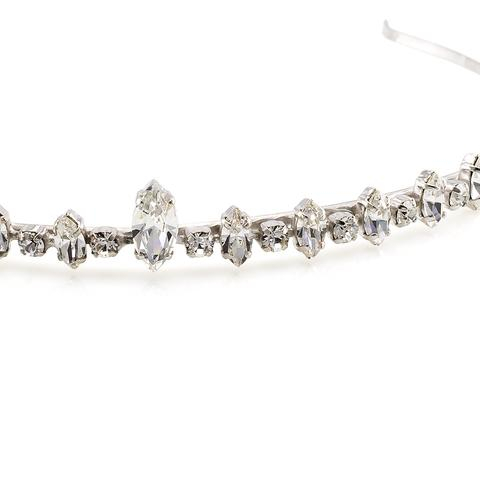 Diadema mireasa cristale Swarovski 8079 Crystal [2]