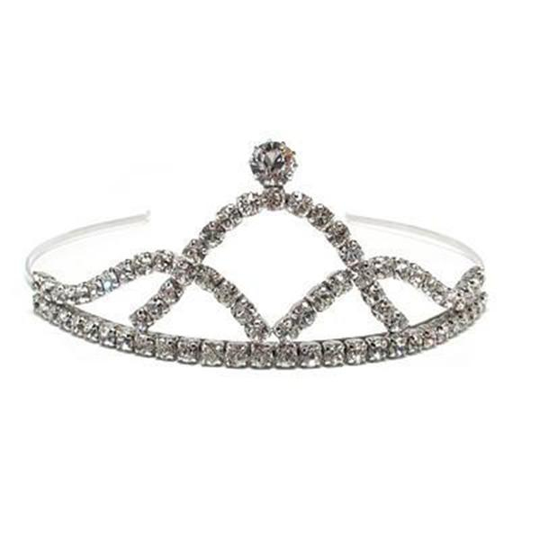 Diadema mireasa cristale Swarovski 8134 Crystal [2]
