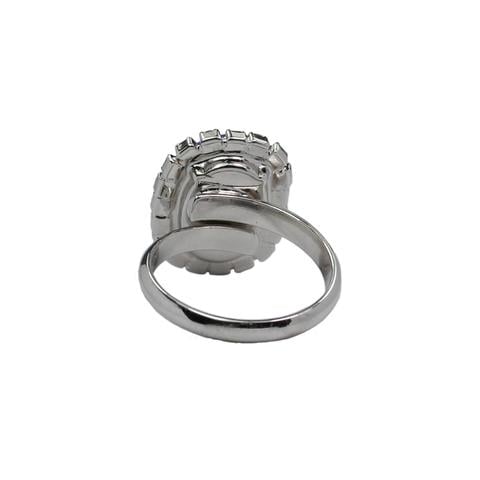 Inel cristale Swarovski 7053 Vivian Saphire [3]