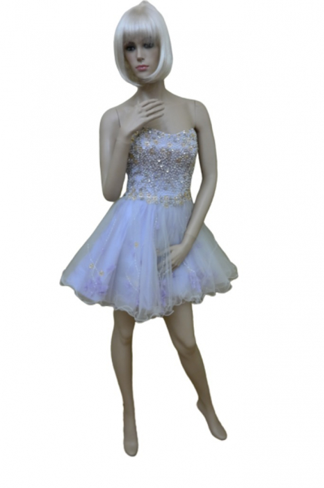 Rochie Jovani 89036 lyla scurta de ocazie baby doll din tulle [2]