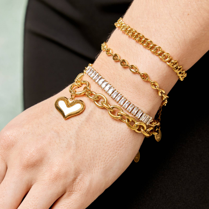 Bratara Alexis Collection ALX85270B placata cu aur 18K [2]