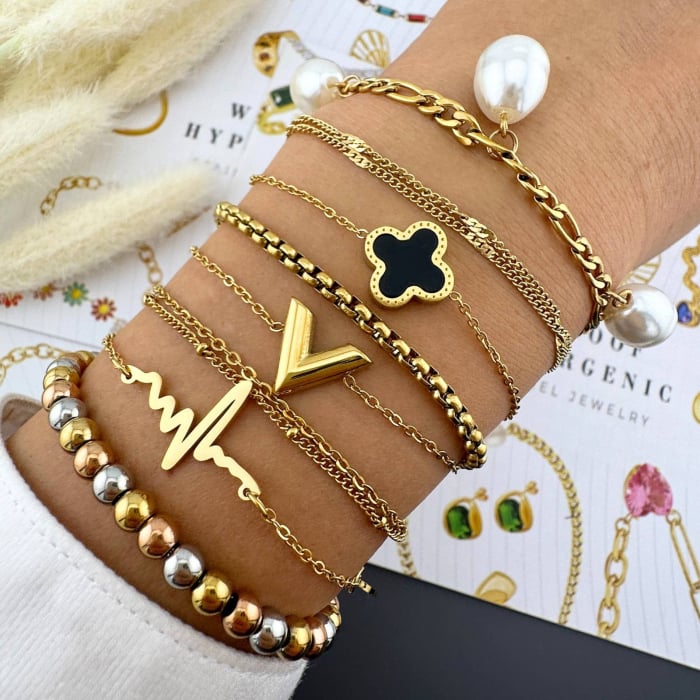 Bratara Alexis Collection ALX87191B placata cu aur 18K [3]