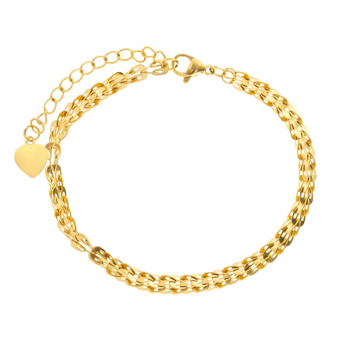 Bratara Alexis Collection ALX87324B placata cu aur 18K [2]