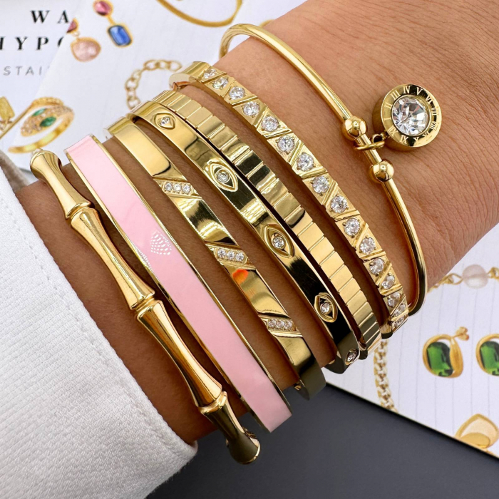 Bratara Alexis Collection ALX88140B placata cu aur 18K [2]