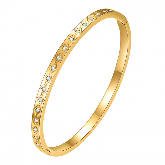 Bratara Alexis Collection ALX88164B placata cu aur 18K [1]