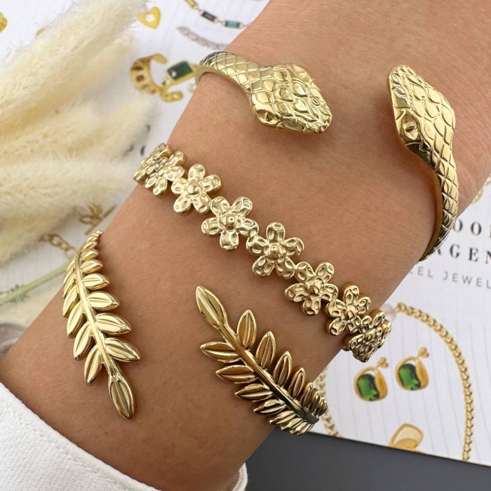 Bratara Alexis Collection ALX88505B placata cu aur 18K [2]