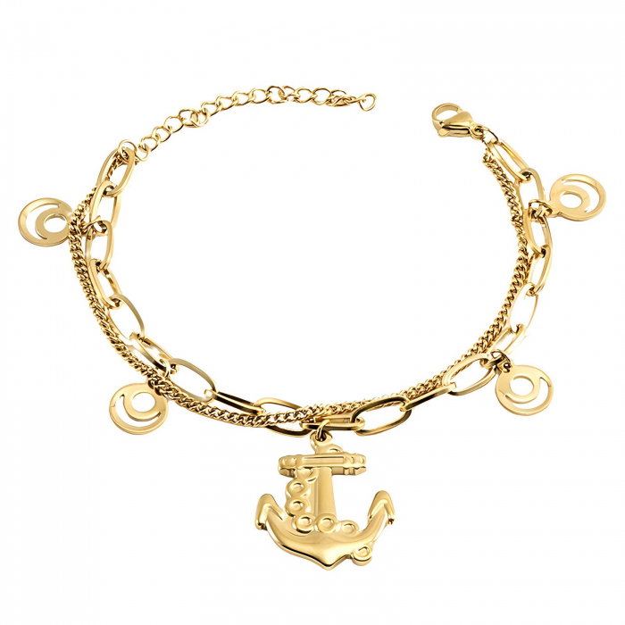 Bratara Alexis Collection ALX89207B placata cu aur 18K [1]
