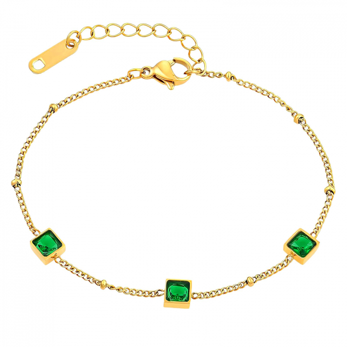 Bratara Alexis Collection ALX90241B placata cu aur 18K [1]
