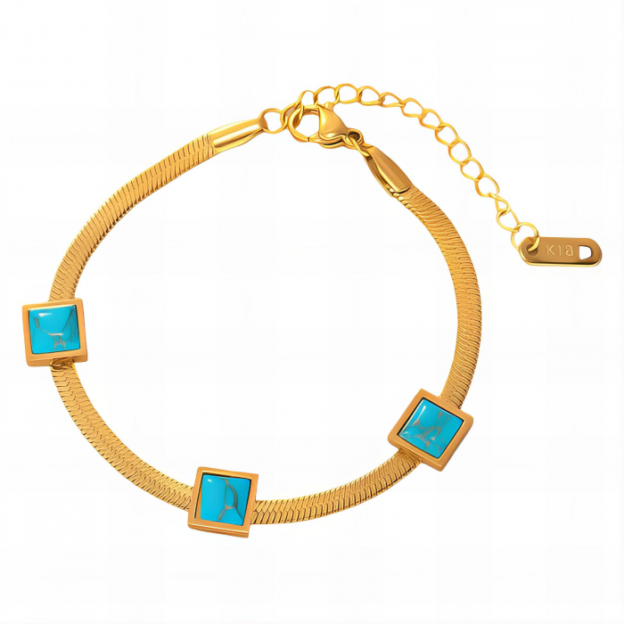 Bratara Alexis Collection ALX90319B placata cu aur 18K [1]