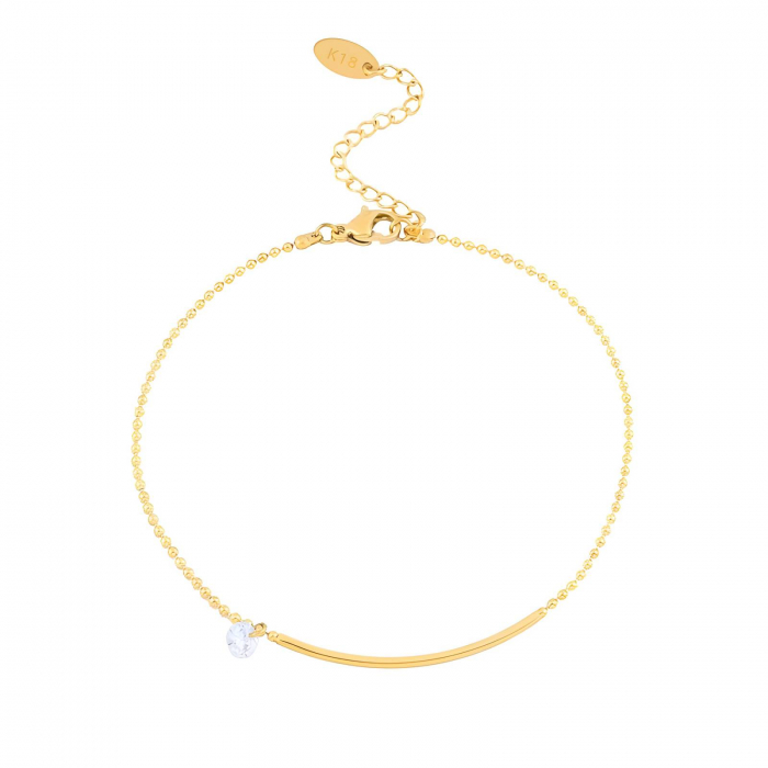 Bratara de picior Alexis Collection ALX87779BP placata cu aur 18K [1]