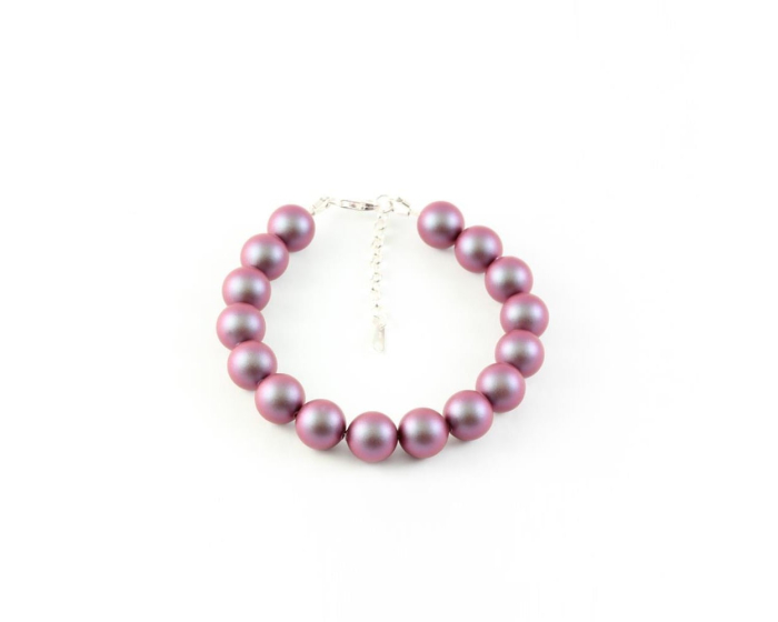 Bratara din argint cu perle de cultura Primero Purity Iridescent Red 10mm [3]