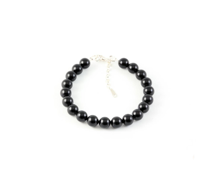 Bratara din argint cu perle de cultura Primero Purity Mystic Black 8mm [3]