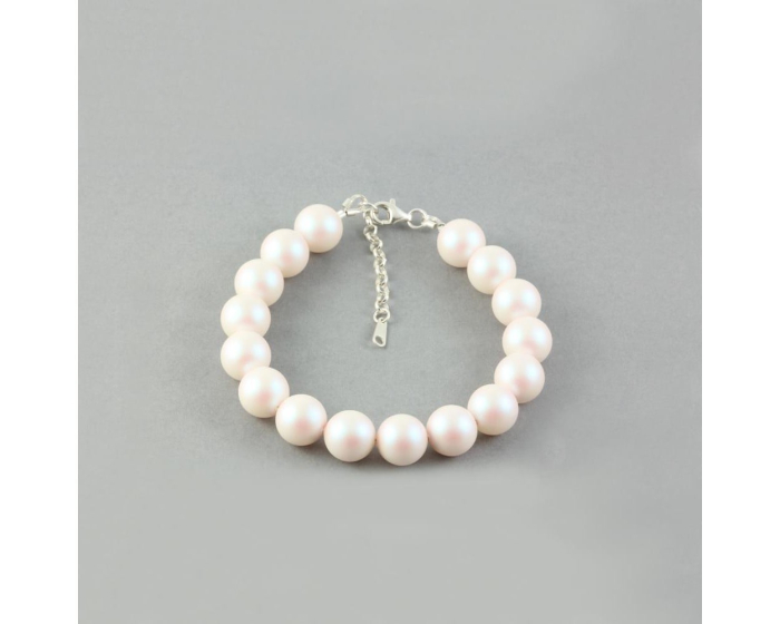 Bratara din argint cu perle de cultura Primero Purity Pearlescent White 10mm [3]