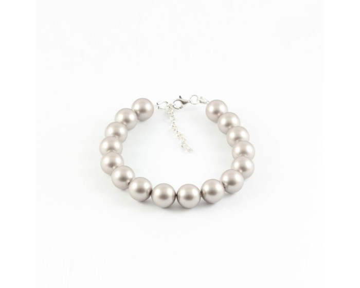 Bratara din argint cu perle de cultura Primero Purity Platinum 10mm [3]