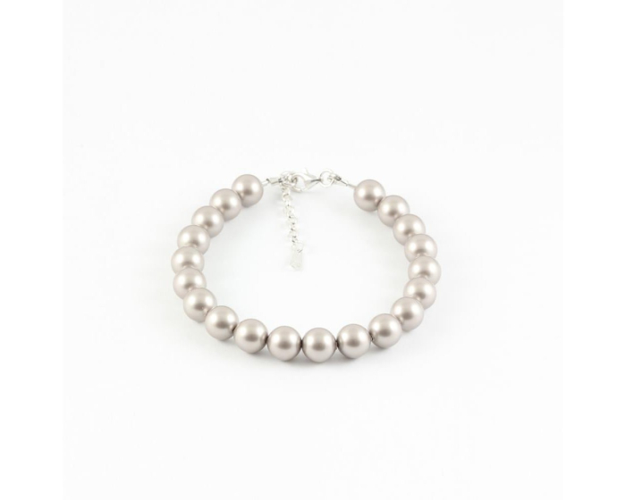 Bratara din argint cu perle de cultura Primero Purity Platinum 8mm [3]