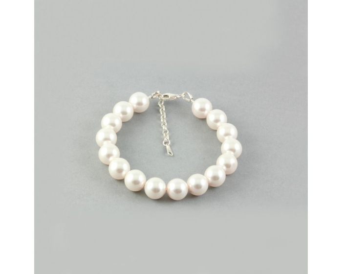 Bratara din argint cu perle de cultura Primero Purity White 10mm [3]