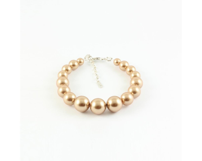 Bratara din argint cu perle de cultura Primero Serenity Bronze [3]