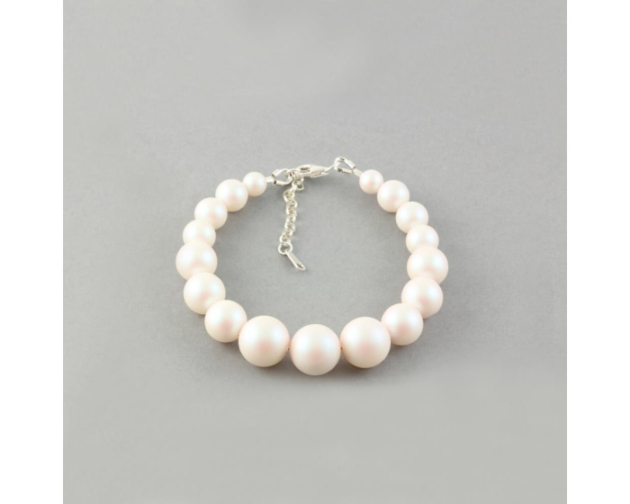 Bratara din argint cu perle de cultura Primero Serenity Pearlescent White [3]
