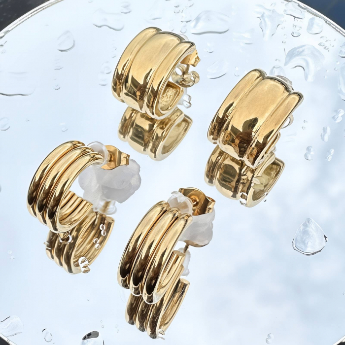 Cercei Alexis Collection ALX87062 placati cu aur 18K [2]