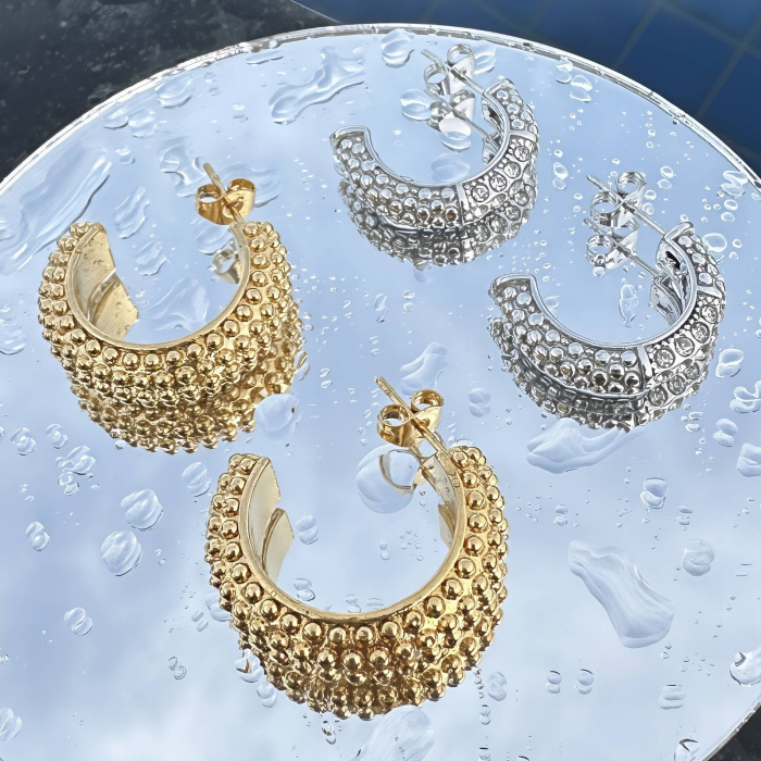Cercei Alexis Collection ALX87069 placati cu aur 18K [2]
