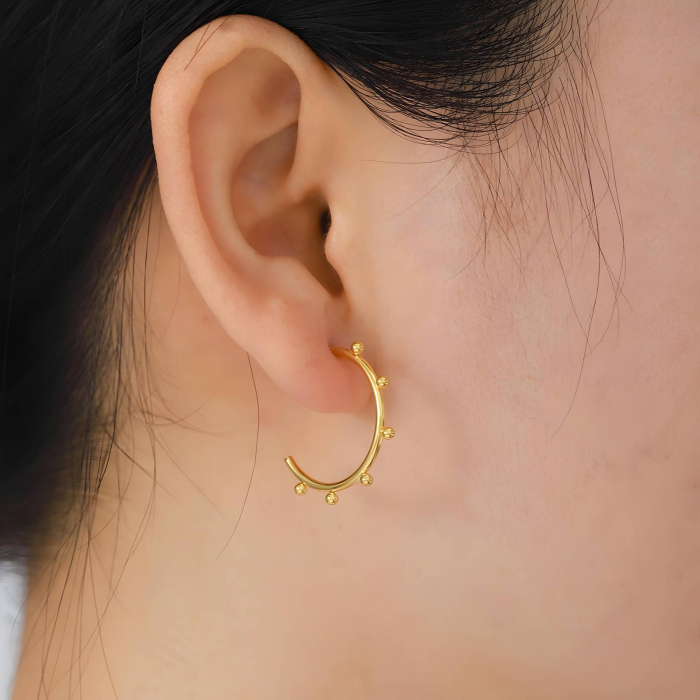 Cercei Alexis Collection ALX87219 placati cu aur 18K [2]