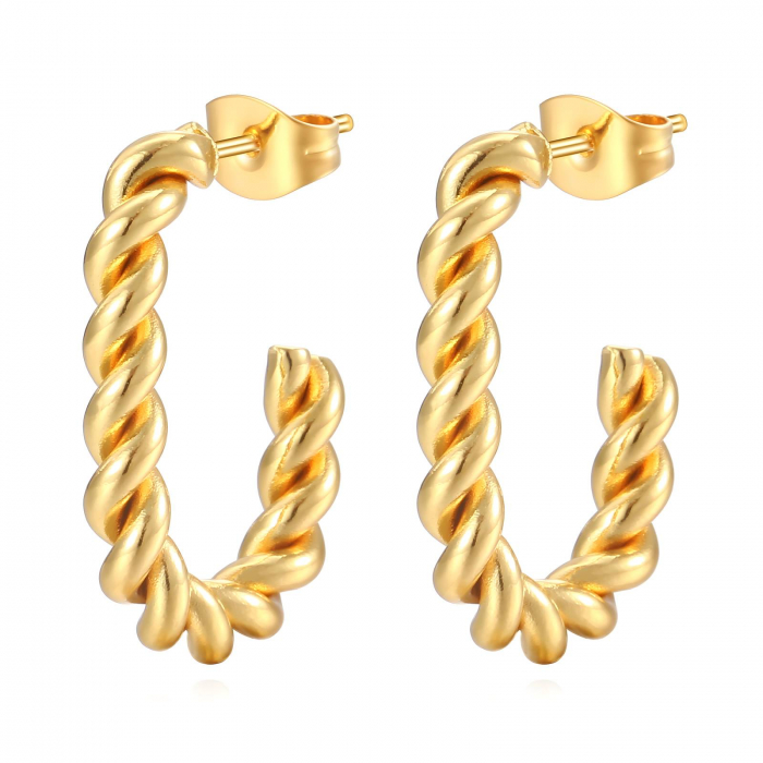 Cercei Alexis Collection ALX87223 placati cu aur 18K [1]