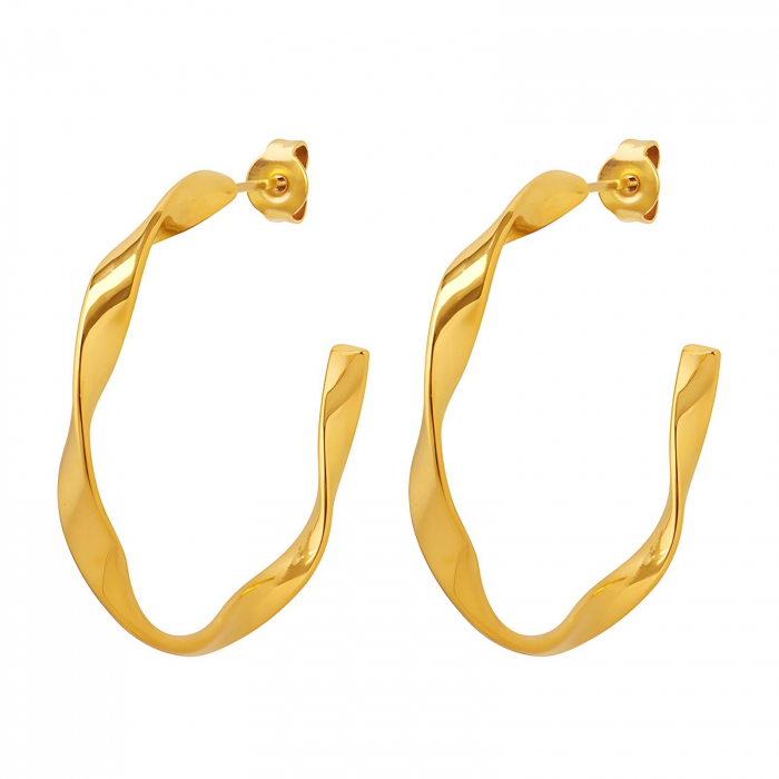 Cercei Alexis Collection ALX87227 placati cu aur 18K [1]