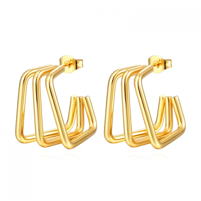 Cercei Alexis Collection ALX87245 placati cu aur 18K [1]
