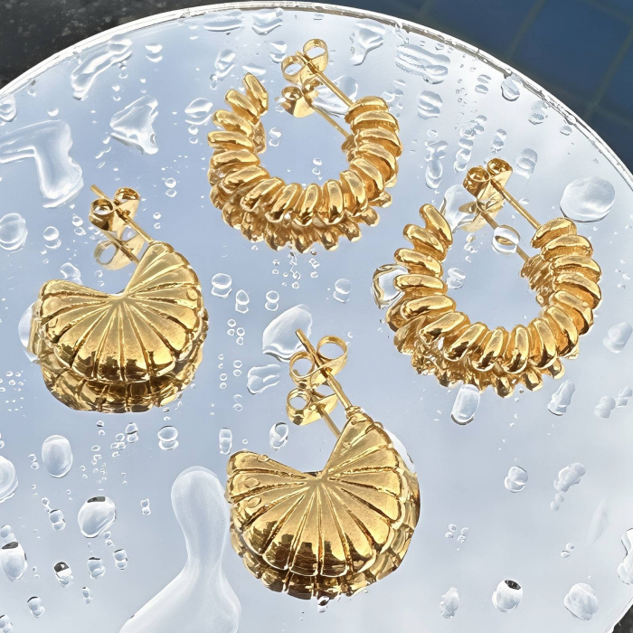 Cercei Alexis Collection ALX87278 placati cu aur 18K [2]