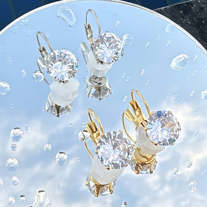 Cercei Alexis Collection ALX87402 placati cu aur 18K [2]
