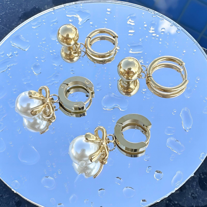 Cercei Alexis Collection ALX87936 placati cu aur 18K [2]
