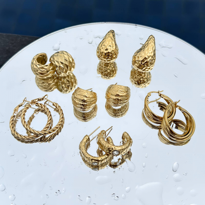 Cercei Alexis Collection ALX88151 placati cu aur 18K [2]