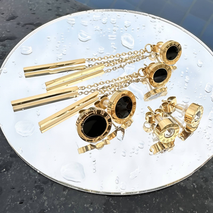 Cercei Alexis Collection ALX88178 placati cu aur 18K [2]