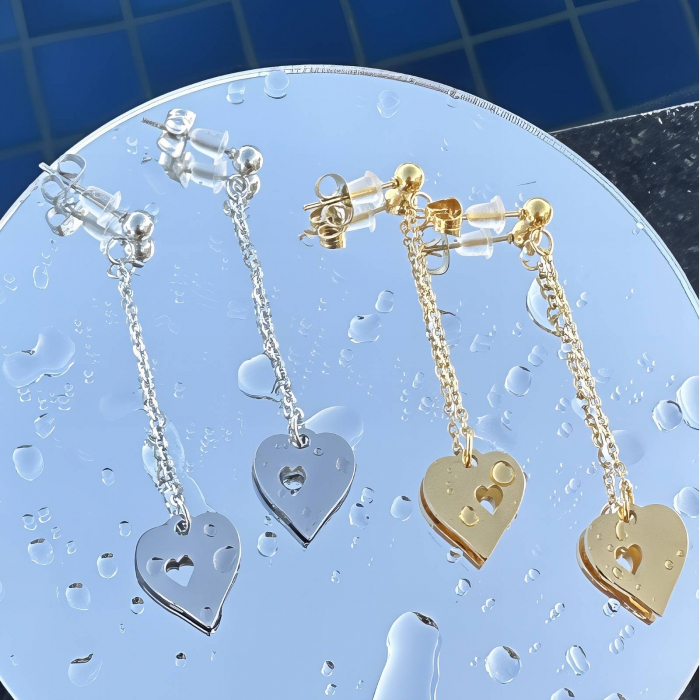 Cercei Alexis Collection ALX88242 placati cu aur 18K [2]