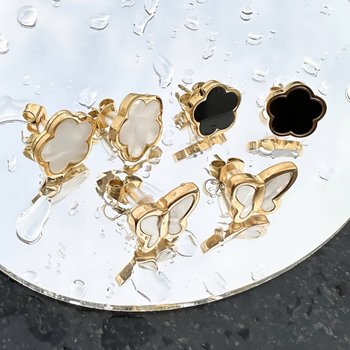Cercei Alexis Collection ALX88358 placati cu aur 18K [2]
