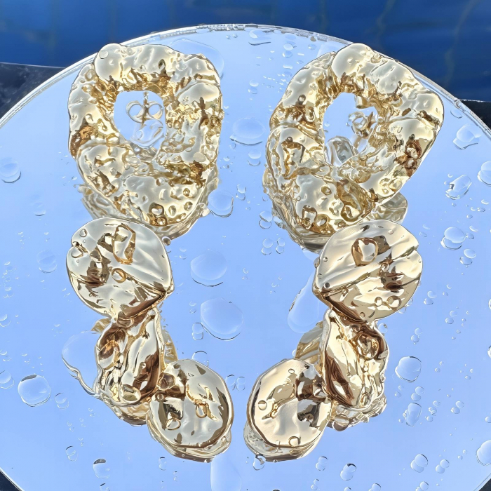 Cercei Alexis Collection ALX89214 placati cu aur 18K [2]