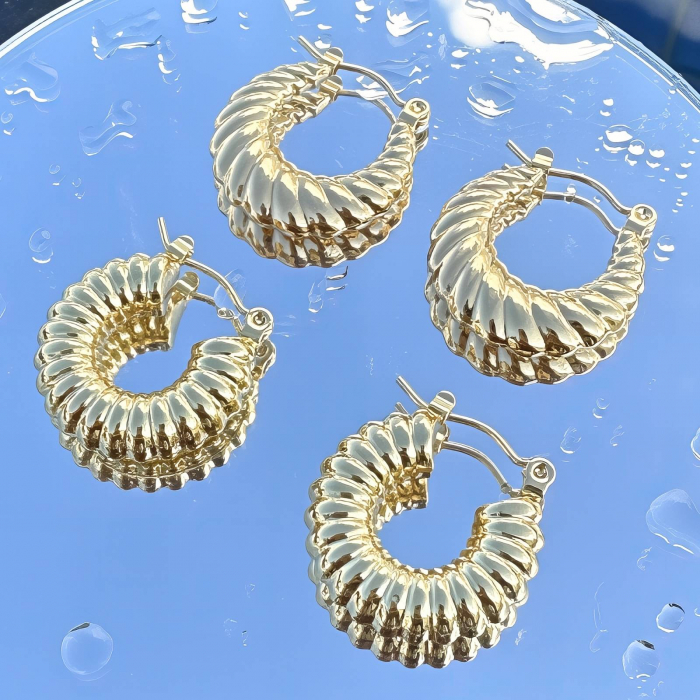 Cercei Alexis Collection ALX89289 placati cu aur 18K [2]