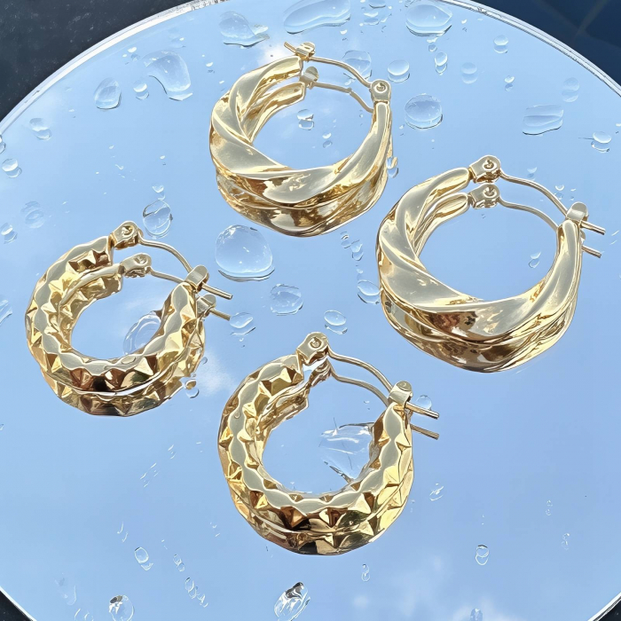 Cercei Alexis Collection ALX89293 placati cu aur 18K [2]
