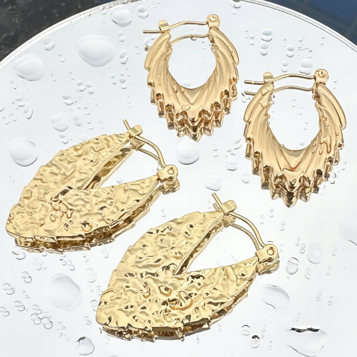 Cercei Alexis Collection ALX89303 placati cu aur 18K [2]