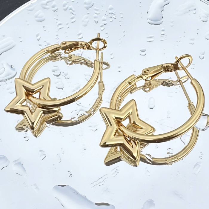 Cercei Alexis Collection ALX89336 placati cu aur 18K [2]