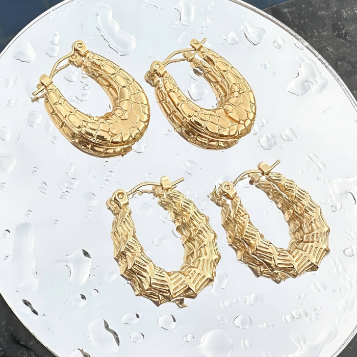 Cercei Alexis Collection ALX89354 placati cu aur 18K [3]