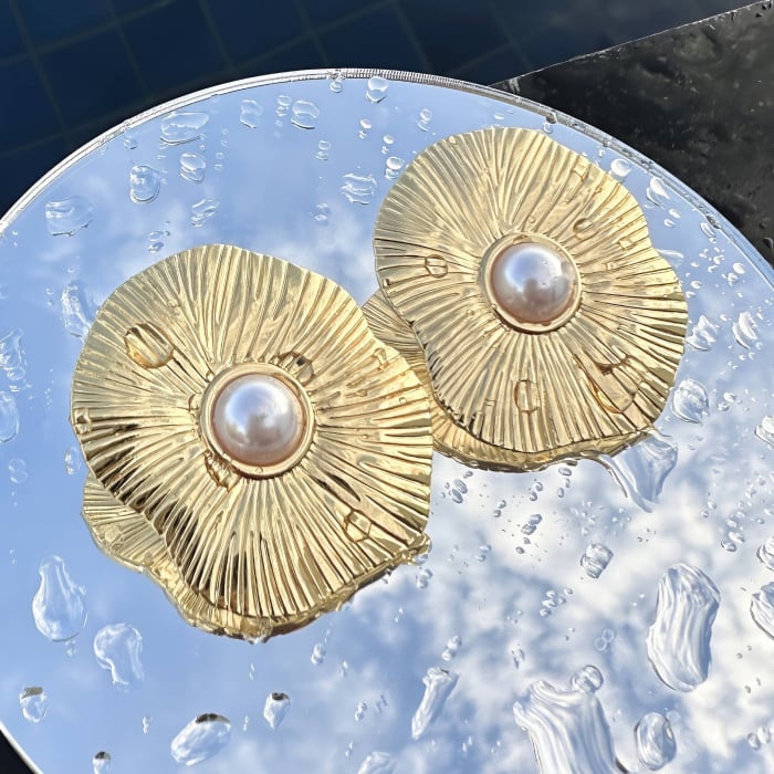 Cercei Alexis Collection ALX89398 placati cu aur 18K [2]