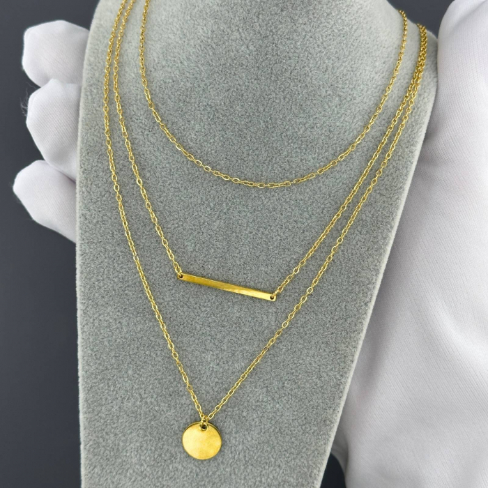 Colier Alexis Collection ALX87133C placat cu aur 18K [3]
